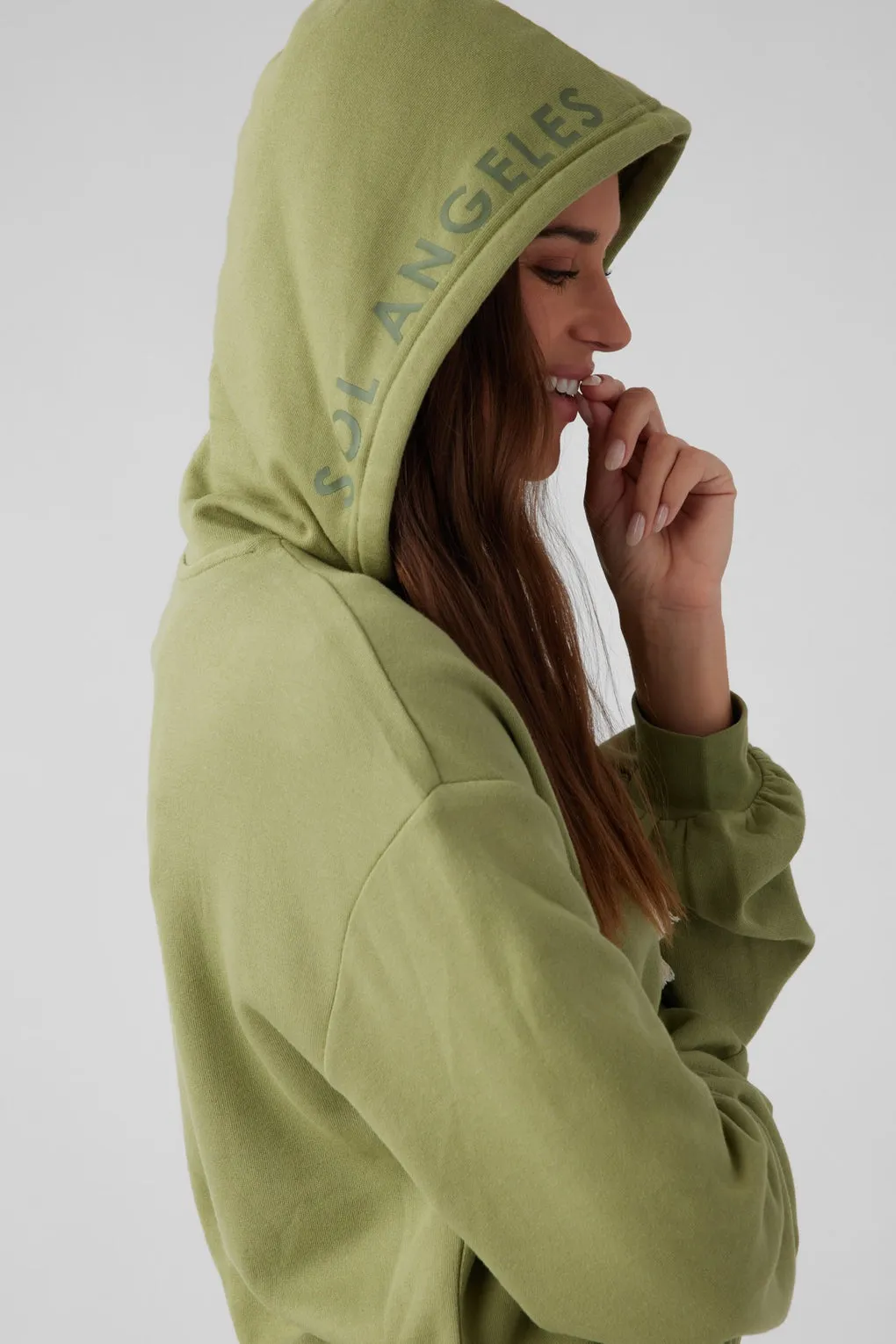 Sol Angeles Billow Crop Hoodie