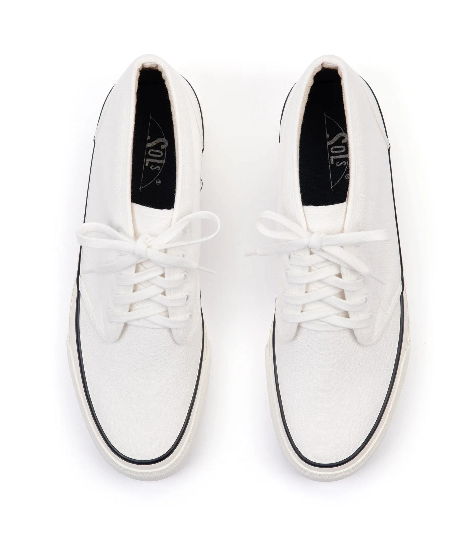 SOLS VP149600 Canvas Chukka Boot: White