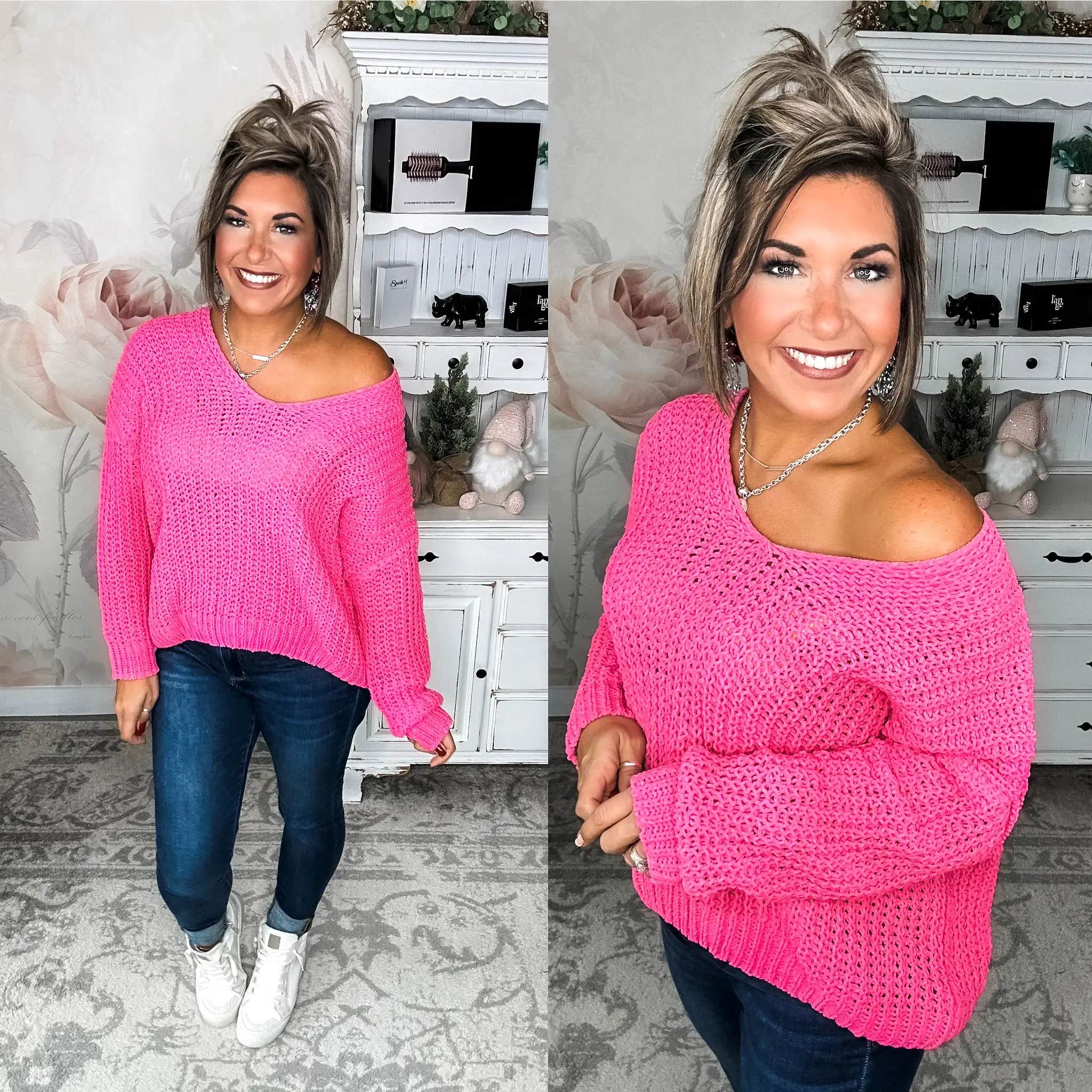 Such a Steal Sweater - Pink