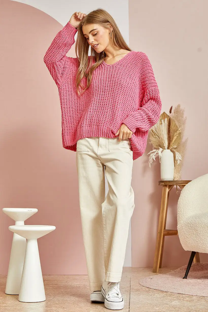 Such a Steal Sweater - Pink