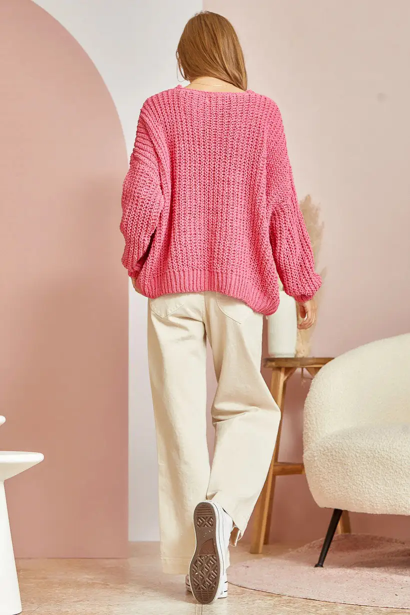 Such a Steal Sweater - Pink