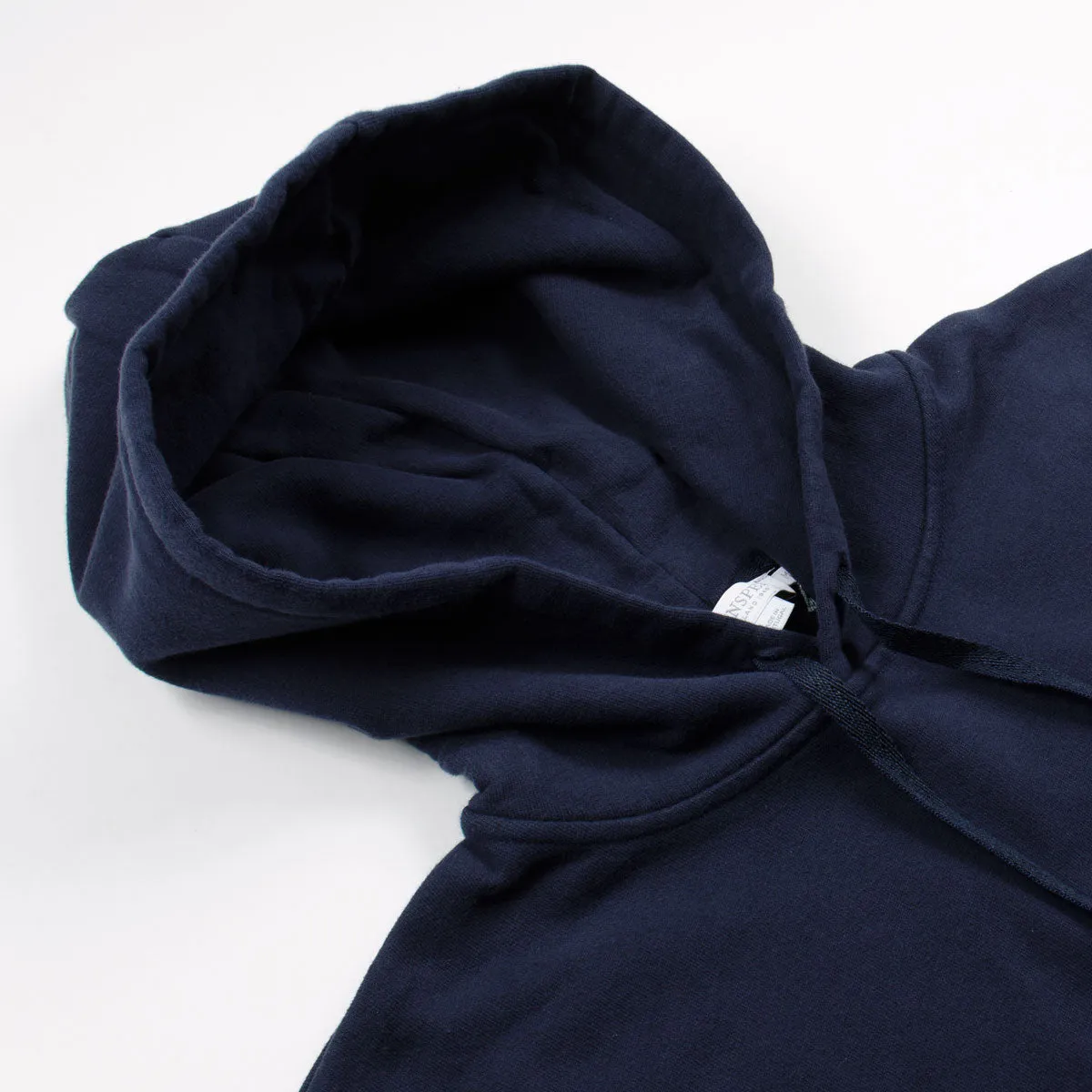 Sunspel - Loopback Overhead Hoodie - Navy