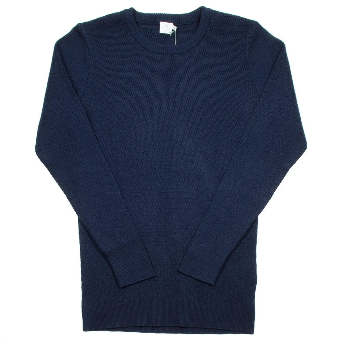 Sunspel - Waffle Jumper Sweater - Navy