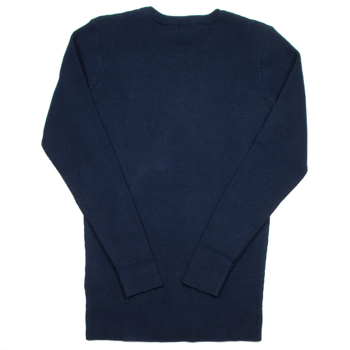 Sunspel - Waffle Jumper Sweater - Navy