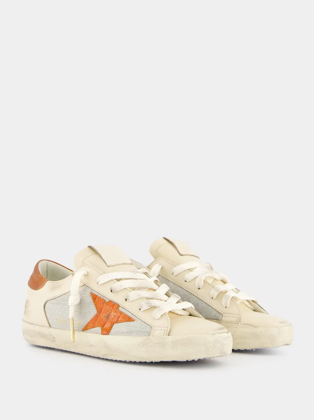 Super-Star Double Quarter Orange Sneakers