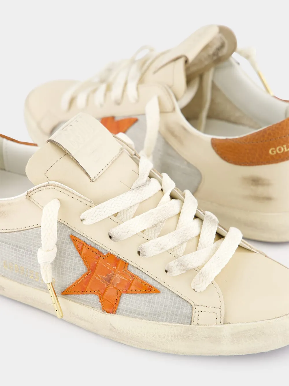 Super-Star Double Quarter Orange Sneakers