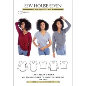 Tabor V-Neck Top Sew House Seven Sewing Pattern