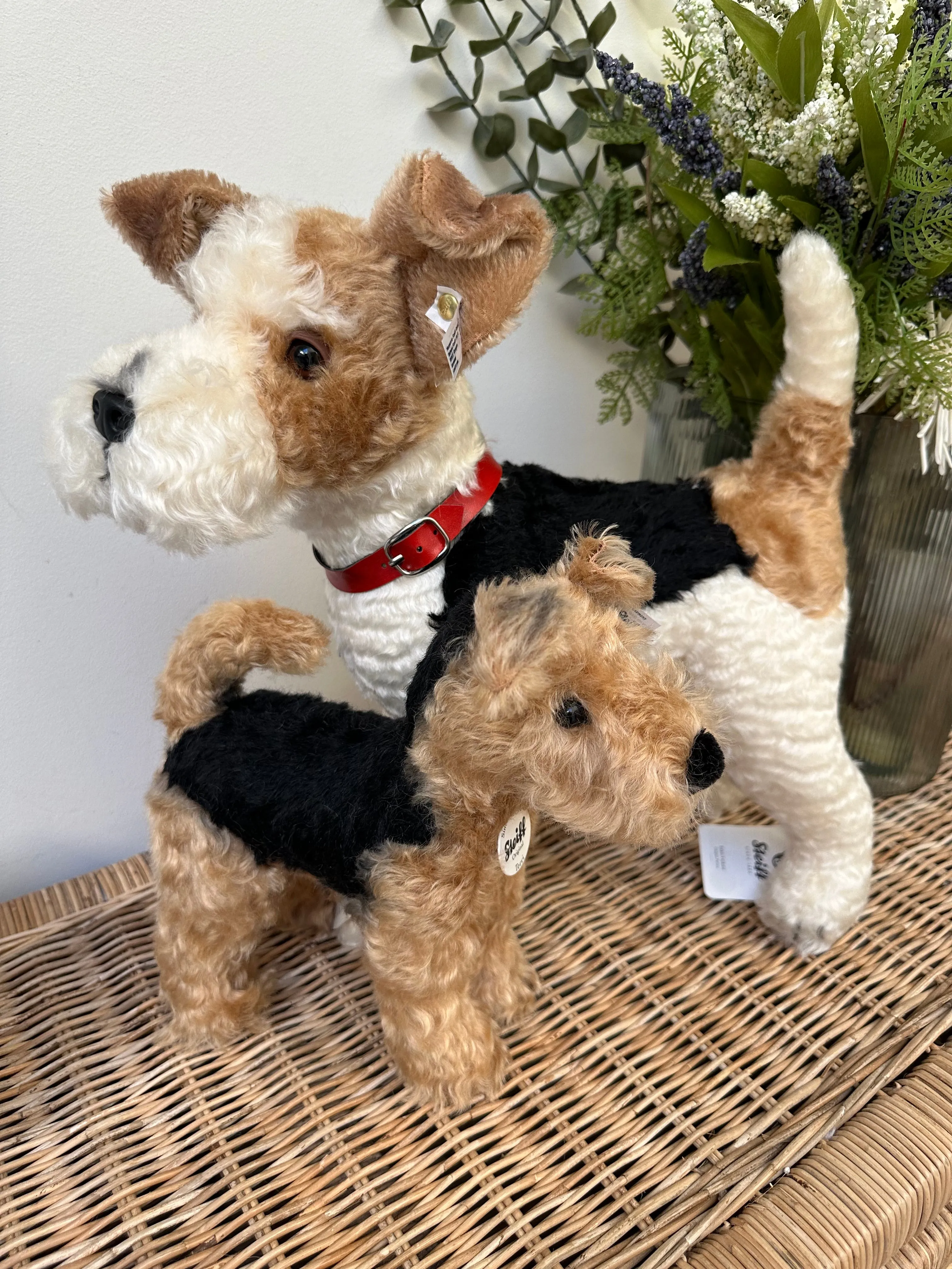 Terri Welsh Terrier Steiff  Mohair Collectable Puppy Dog