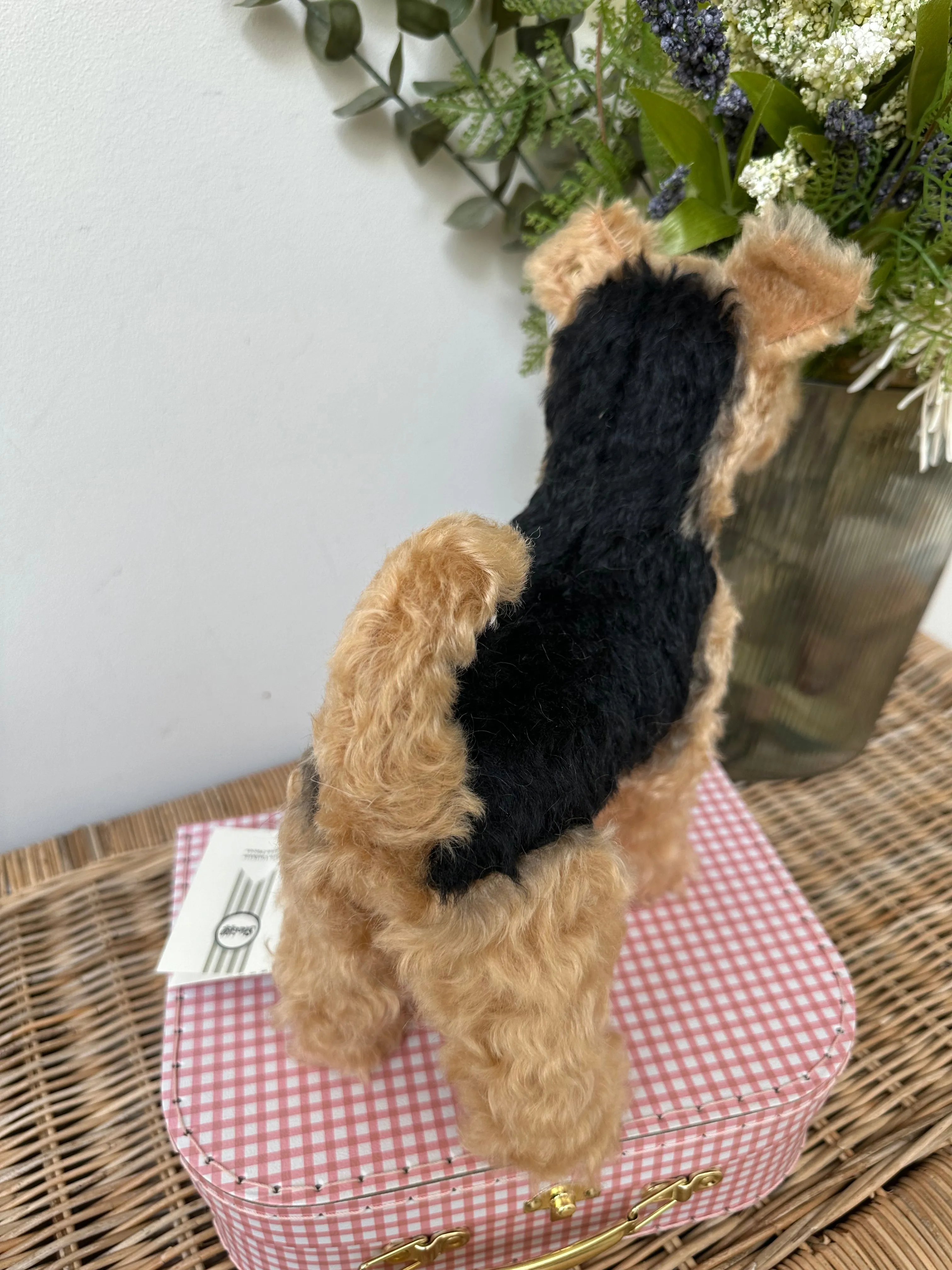 Terri Welsh Terrier Steiff  Mohair Collectable Puppy Dog