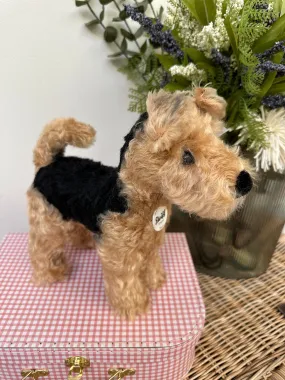 Terri Welsh Terrier Steiff  Mohair Collectable Puppy Dog