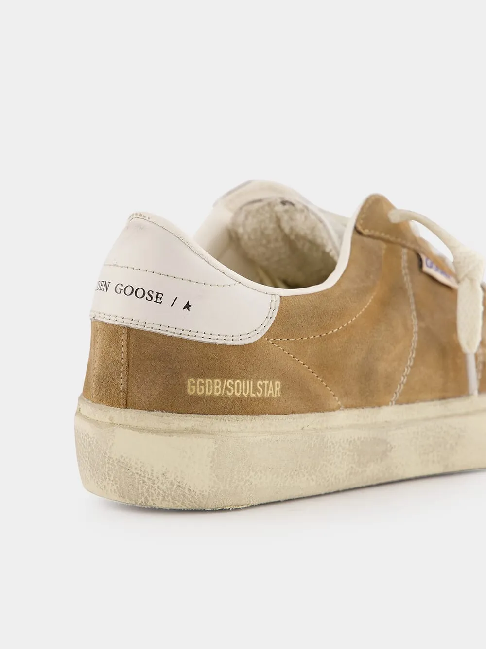 Tobacco Calf Suede Panelled Sneakers