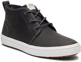 TOMS Carlo Mid Terrain Mens Leather Lace Up Trainer