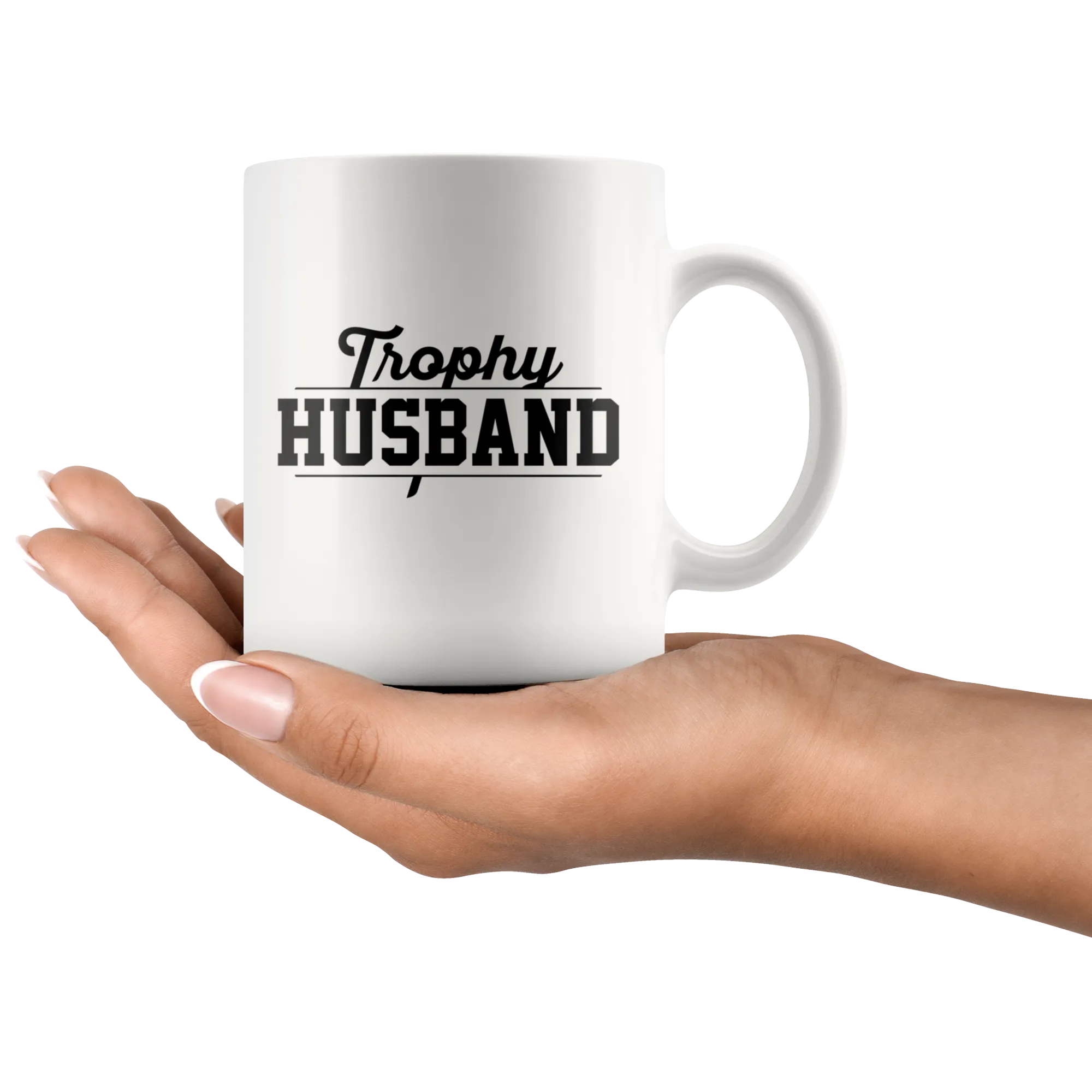 Trophy Husband White Ceramic Mug 11oz