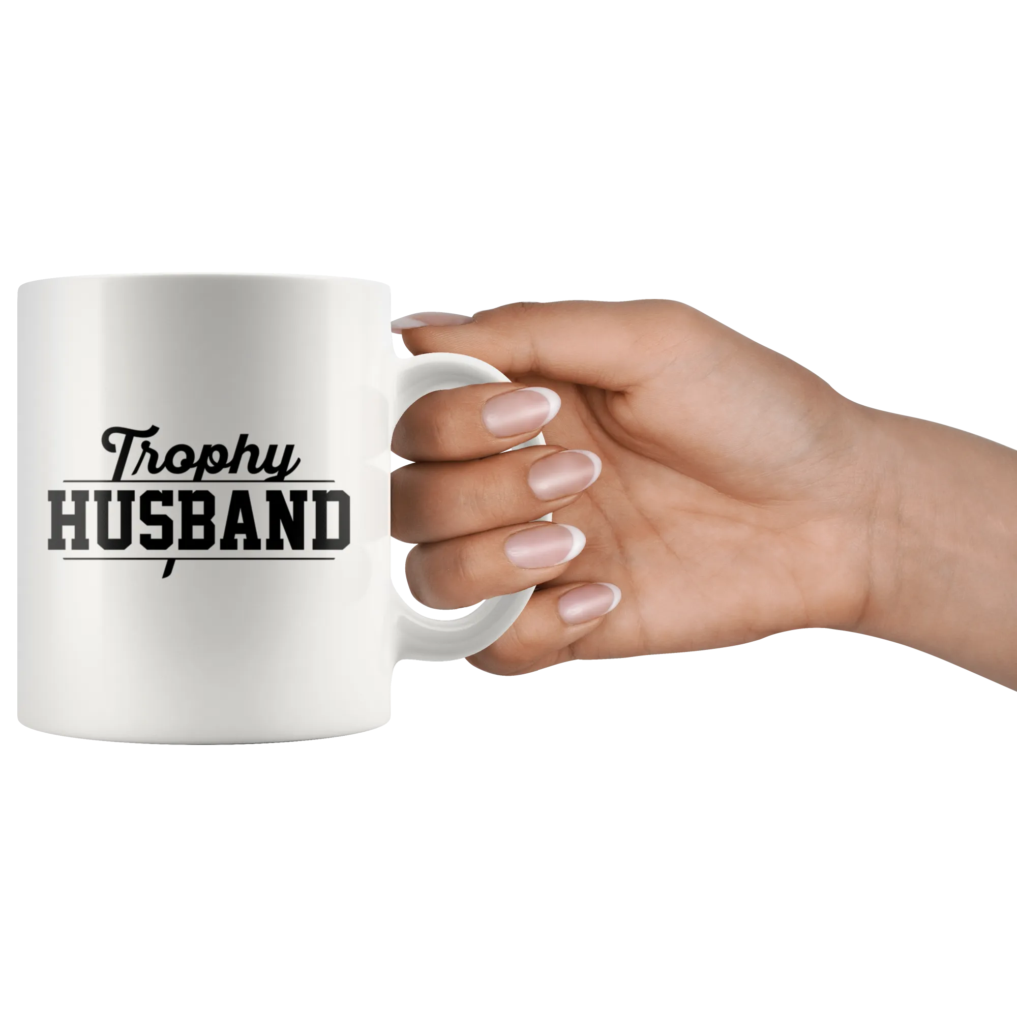 Trophy Husband White Ceramic Mug 11oz