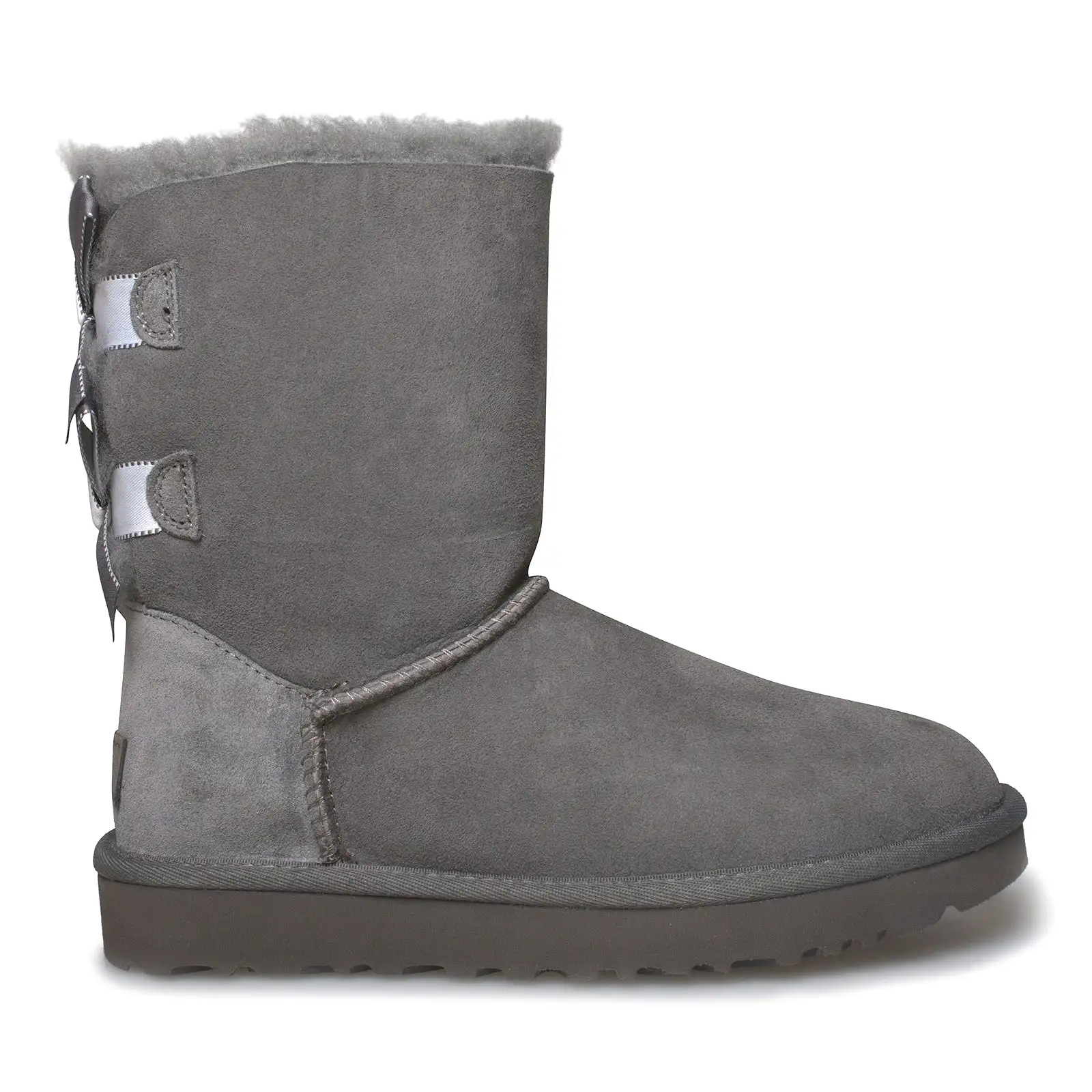 UGG Bailey Bow II Shimmer Charcoal Boots - Women's