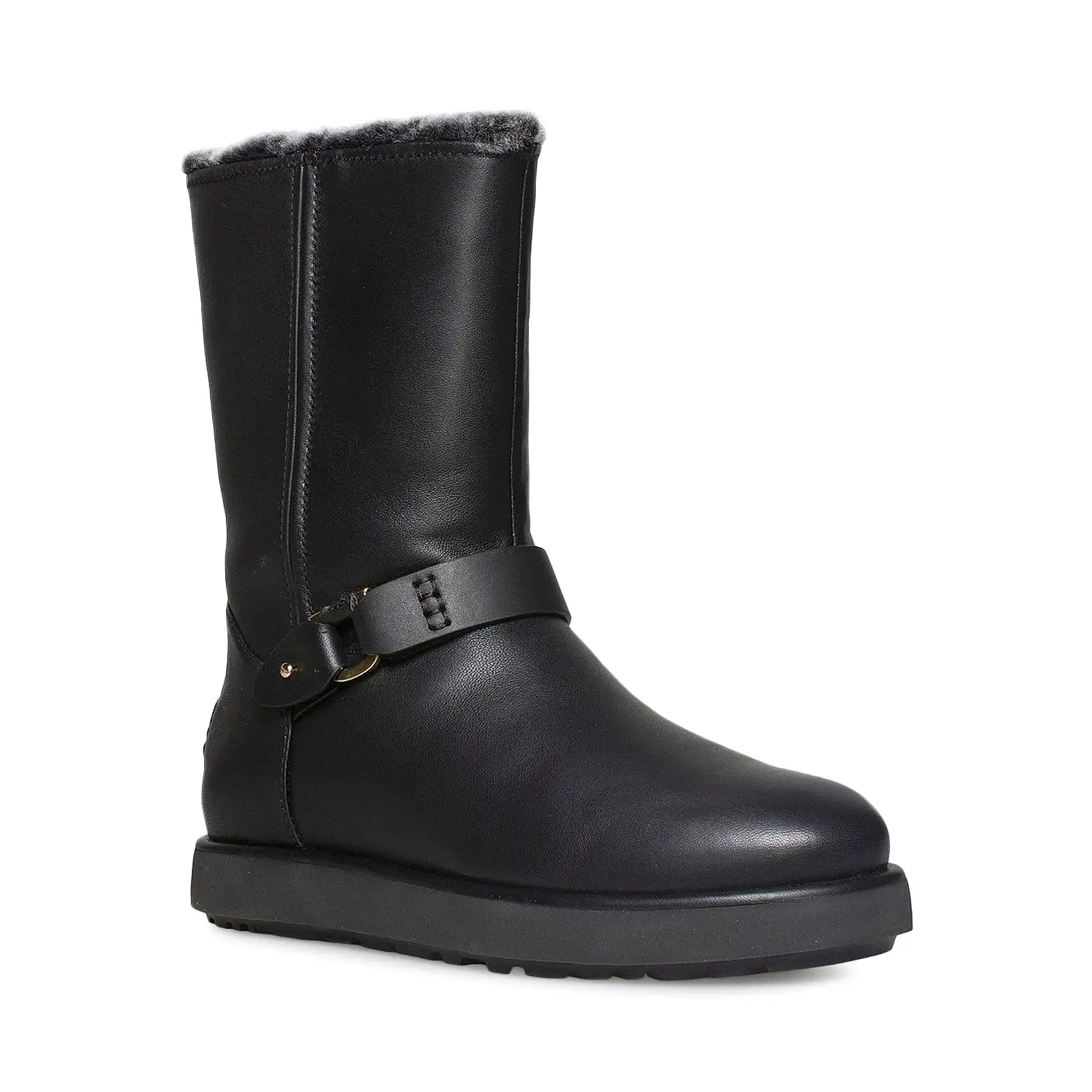 UGG Classic Berge Short Black Boots - Women's