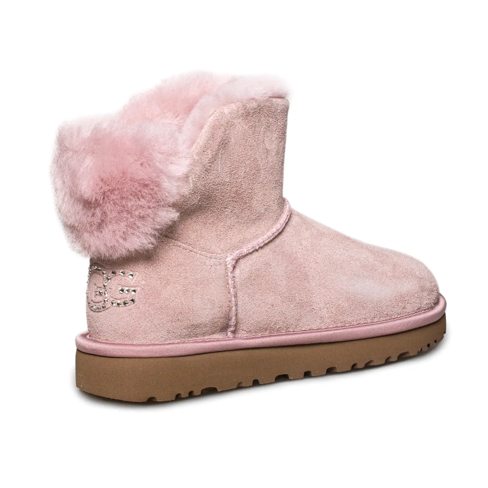 UGG Classic Bling Mini Pink Crystal Boots - Women's