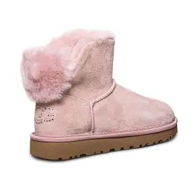 UGG Classic Bling Mini Pink Crystal Boots - Women's