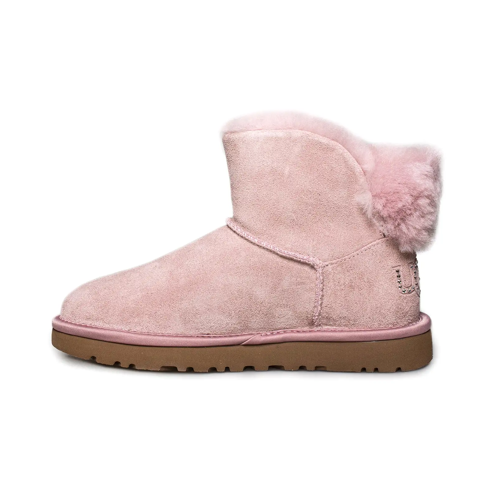 UGG Classic Bling Mini Pink Crystal Boots - Women's