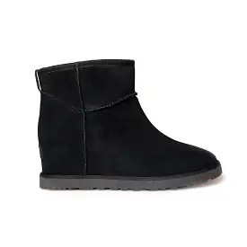 UGG Classic Femme Mini Black Boots - Women's