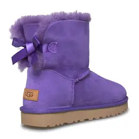 UGG Mini Bailey Bow II Violet Bloom Boots - Women's