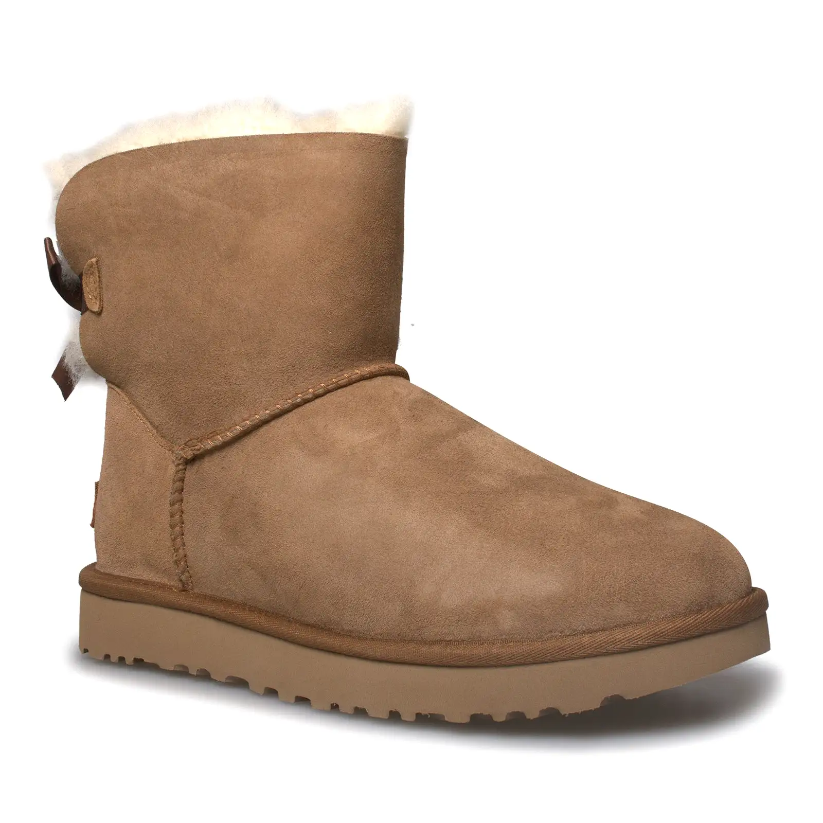 UGG Mini Bailey Brooch Chestnut Boots - Women's