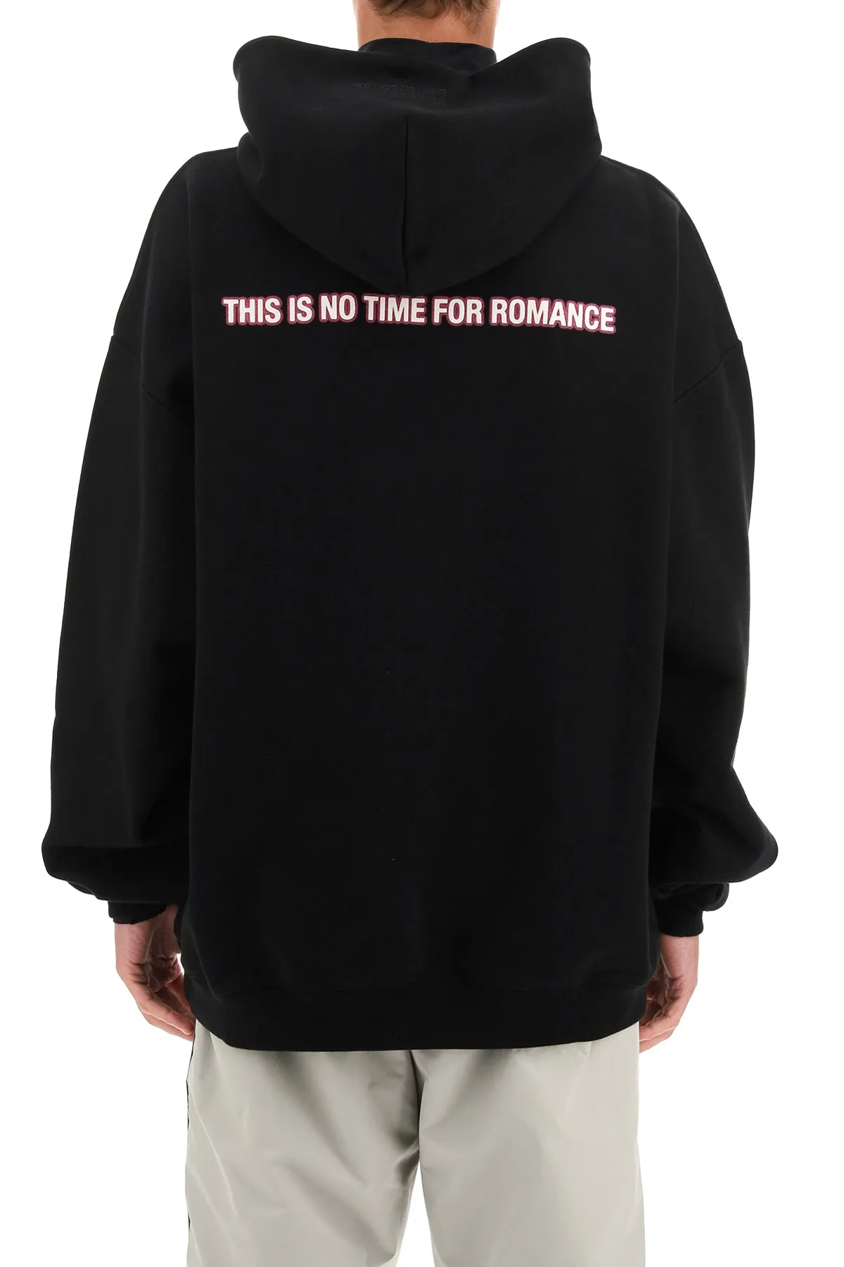 Vetements Graphic Printed Drawstring Hoodie