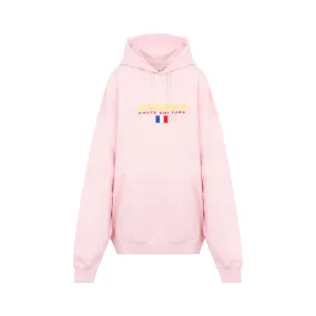 Vetements Logo Embroidered Drawstring Hoodie