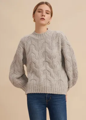 W.Cashmere Scout Cable Knit Sweater