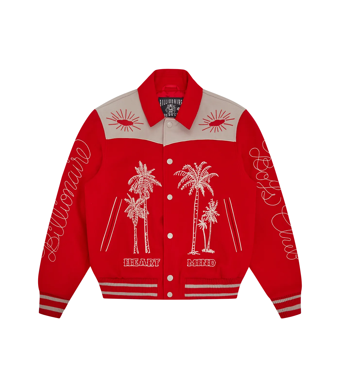 WESTERN VARSITY JACKET - RED