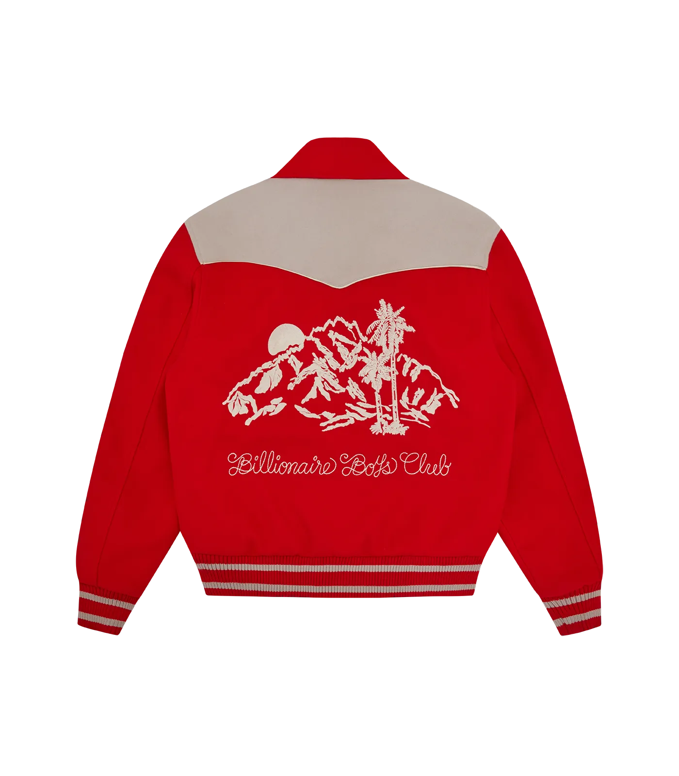 WESTERN VARSITY JACKET - RED