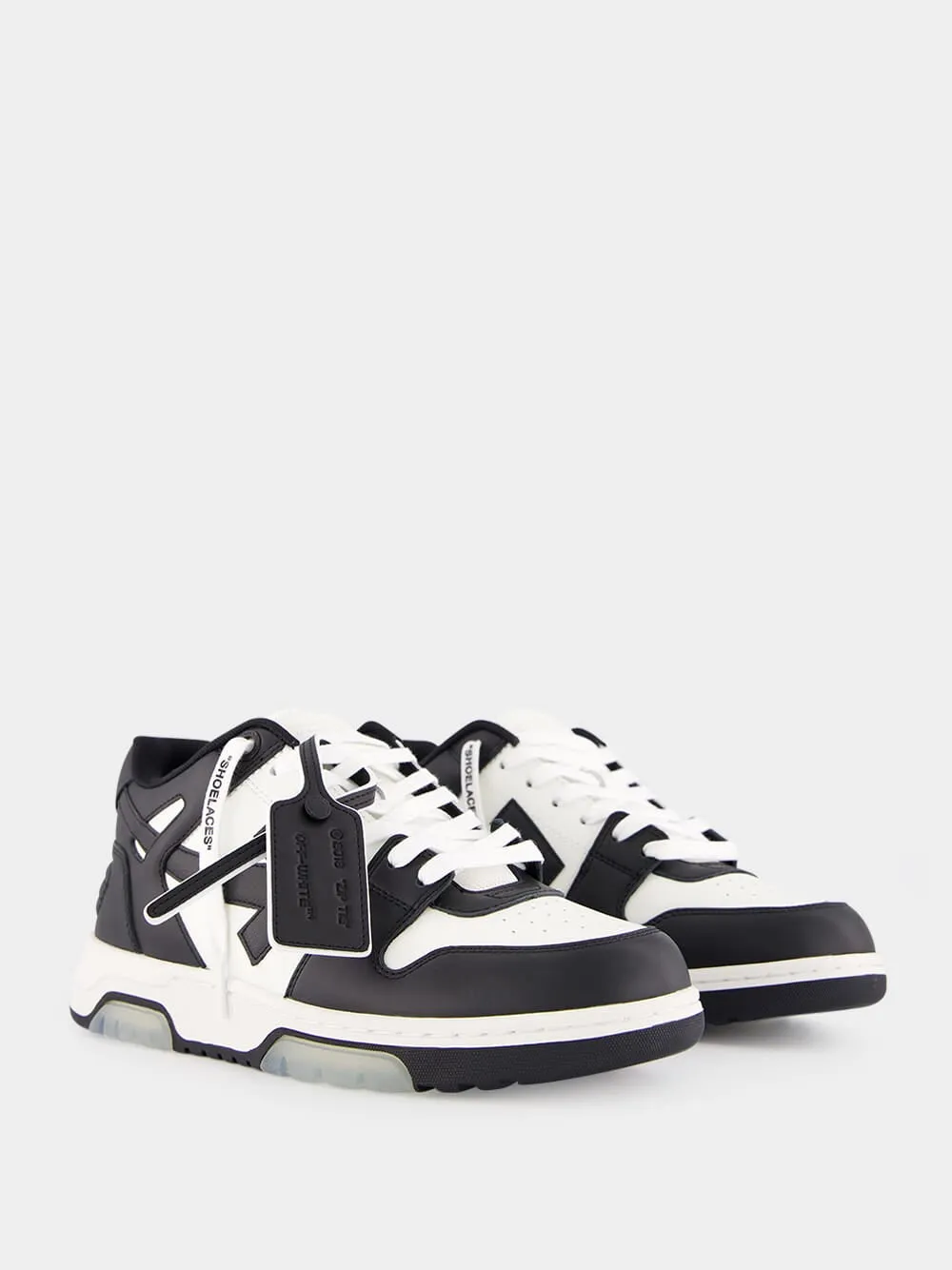 White and Black Out Of Office Sneakers