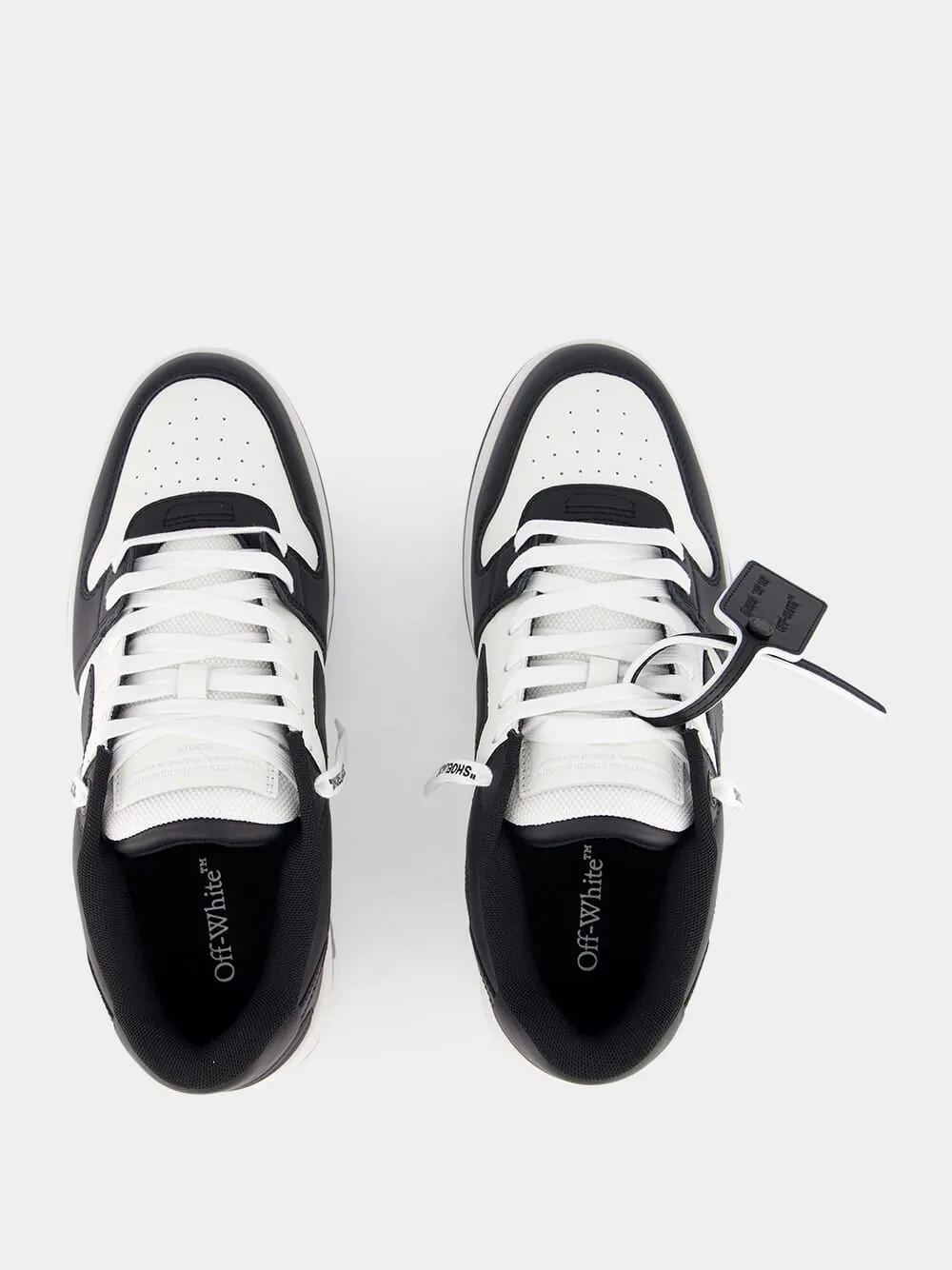 White and Black Out Of Office Sneakers