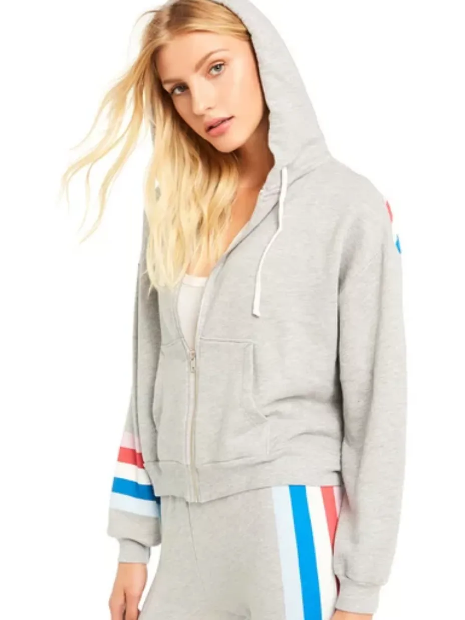 Wildfox Spectrum Marquis Zip Hoodie