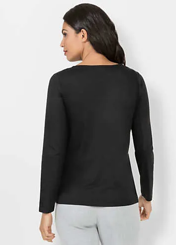 Witt Lace Trim V-Neck Top | Grattan