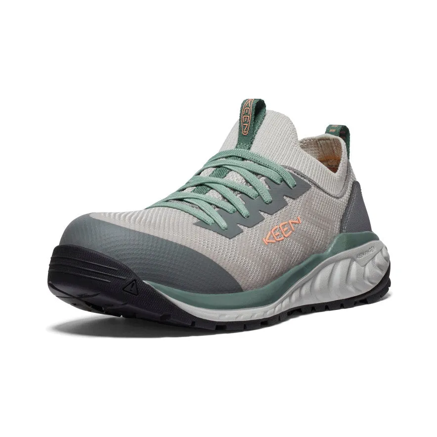 Women's CSA Arvada Shift Work Sneaker (Carbon-Fiber Toe)  |  Steel Grey/Granite Green