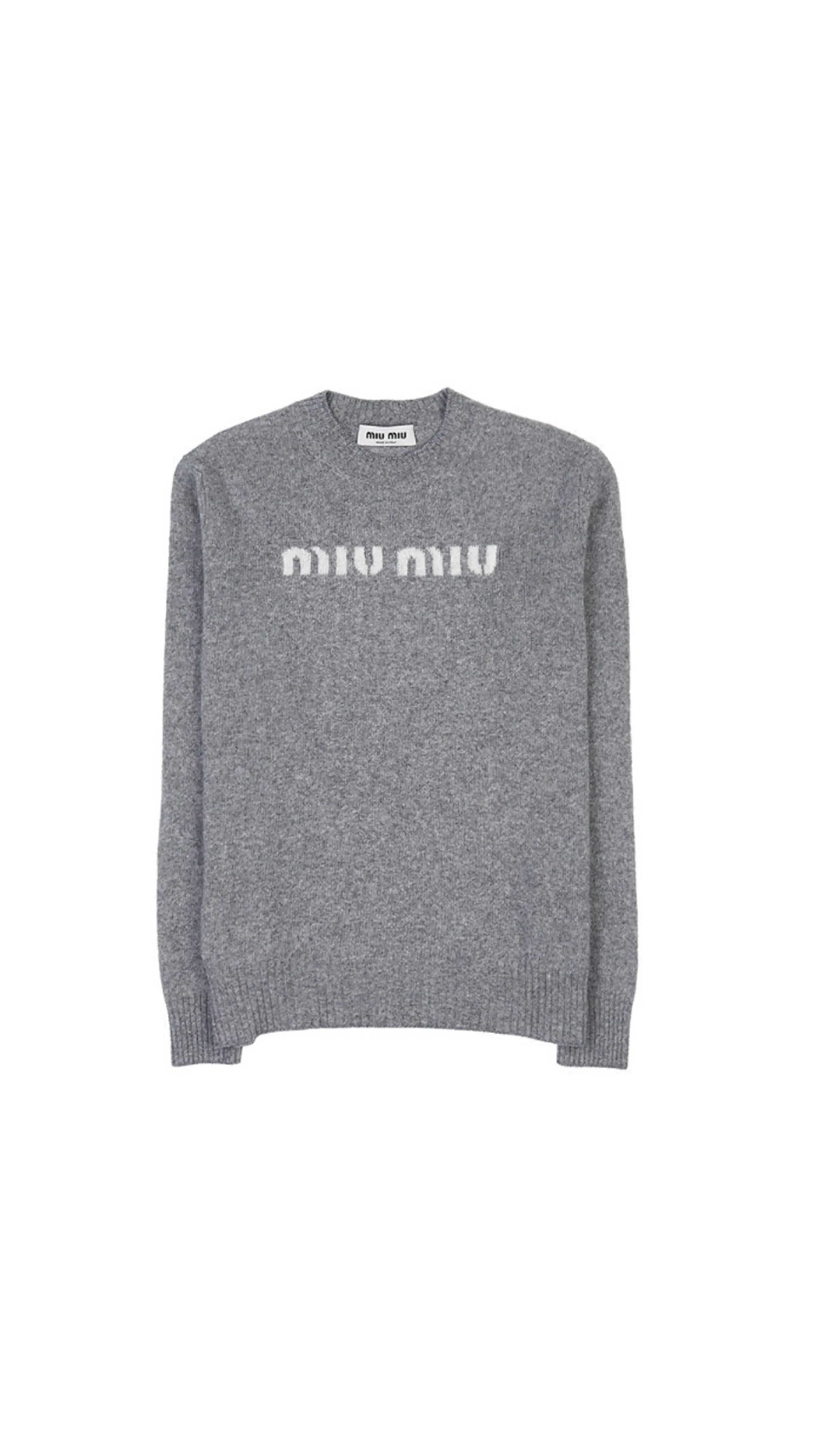 Wool and Cashmere Sweater - Grey