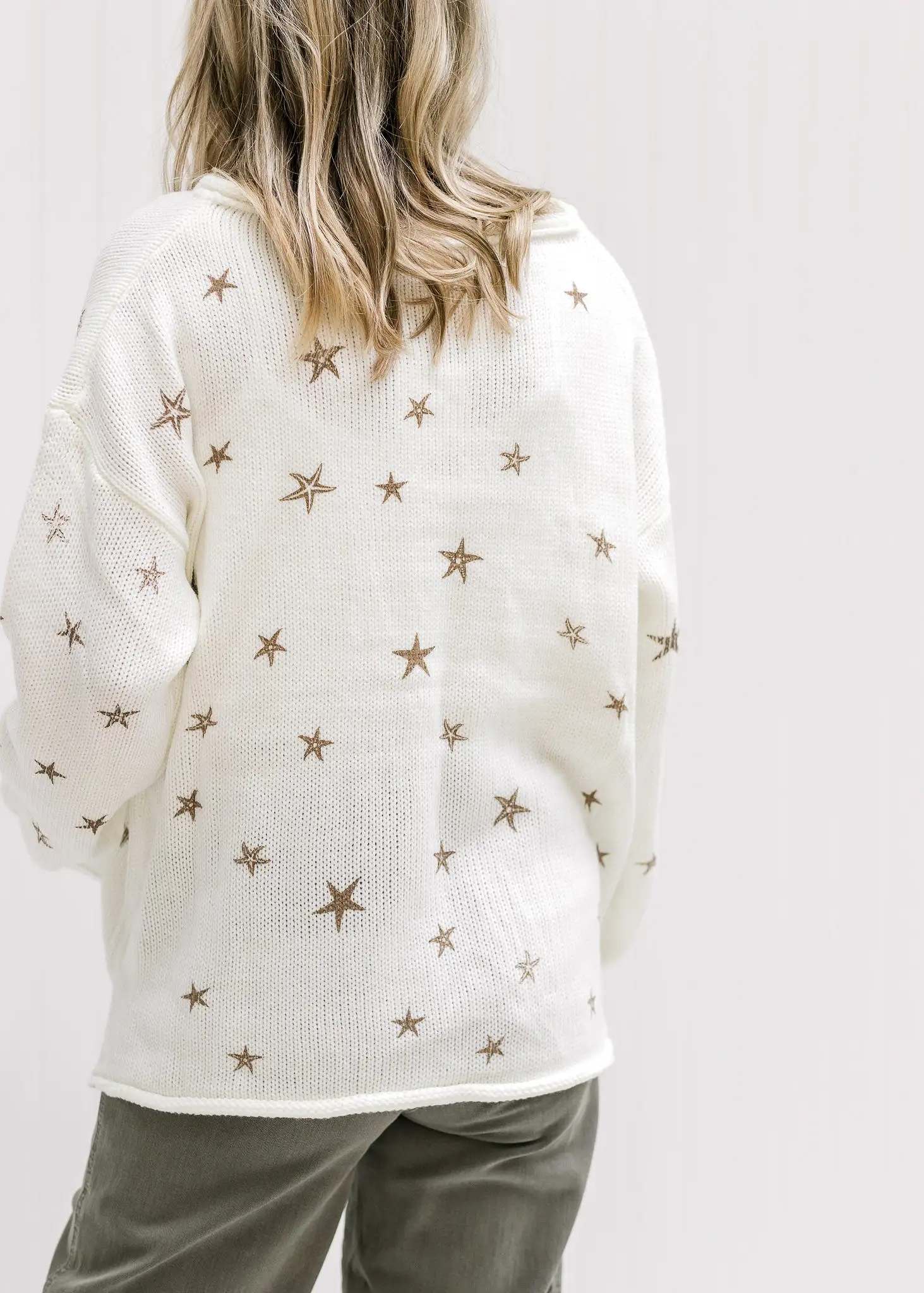 X Copper Stars Sweater