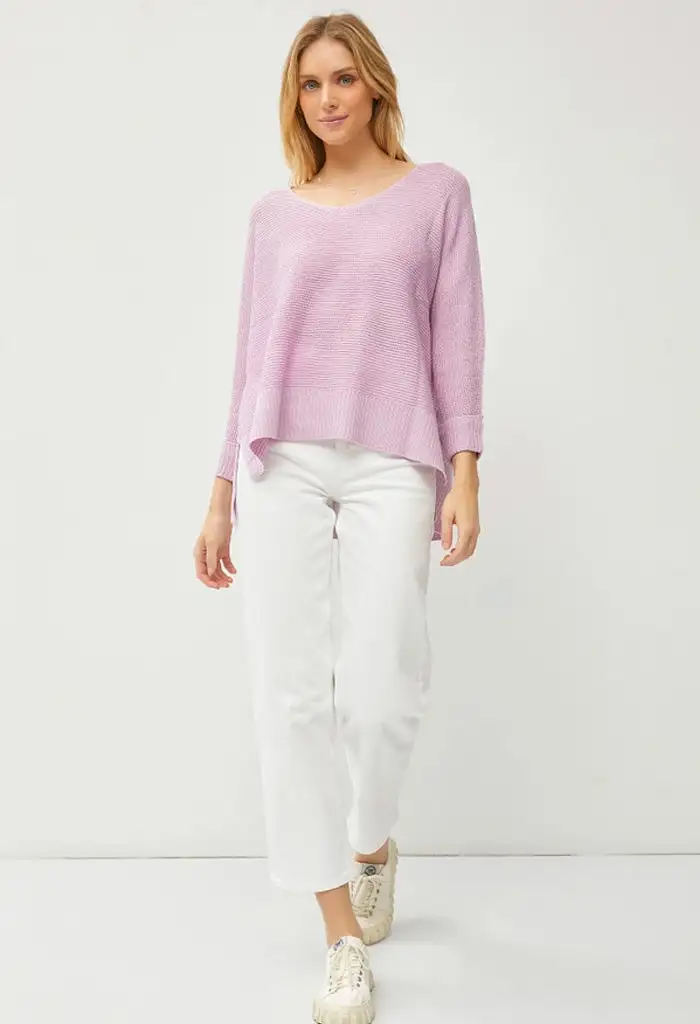 Yacht Club Sweater-Lilac