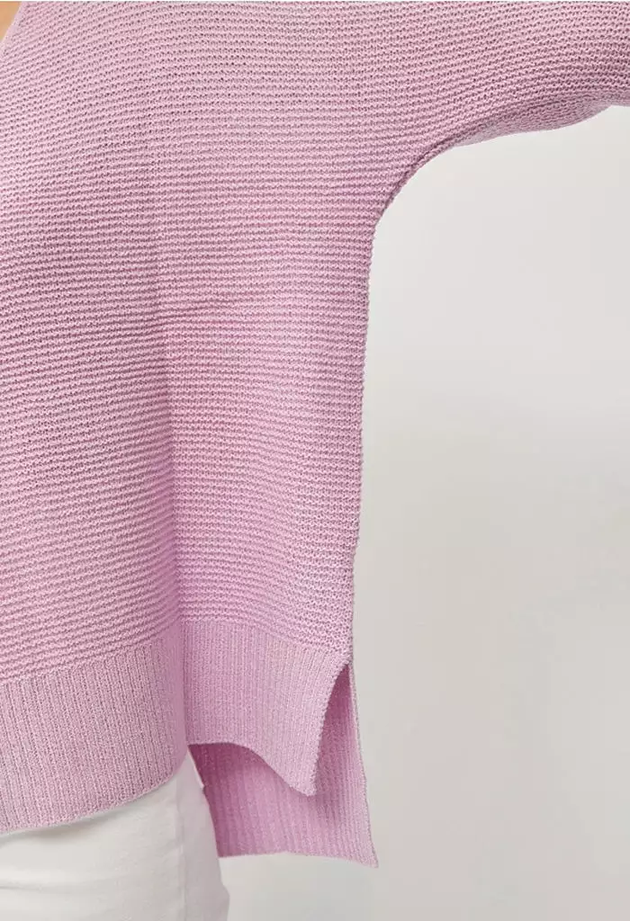 Yacht Club Sweater-Lilac