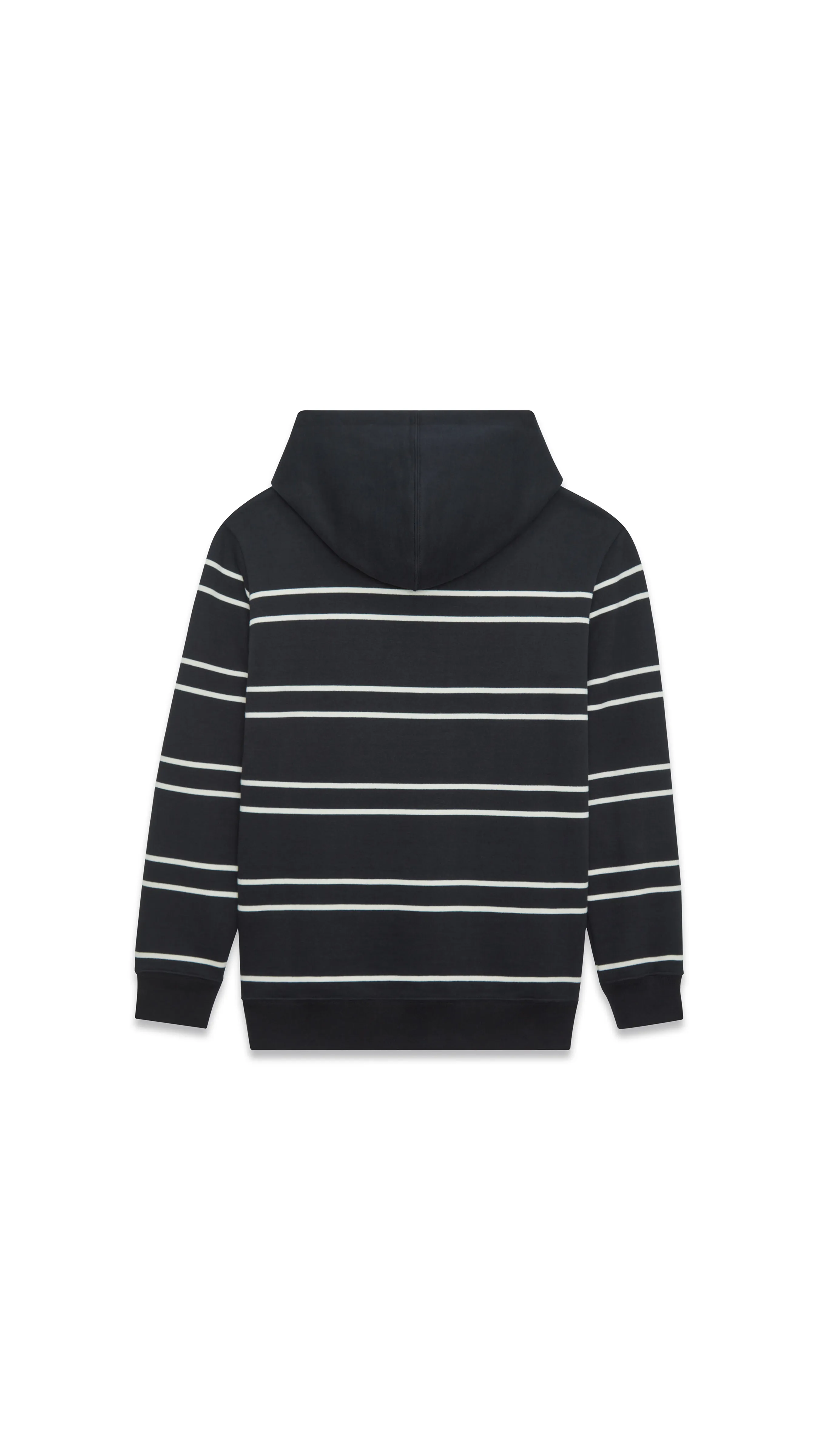 YSL Striped Hoodie - Noir/Naturel