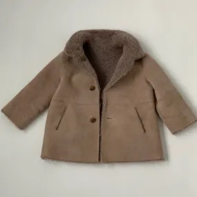 Zara 100% Sheepskin Reversible Coat: 2-3 Years