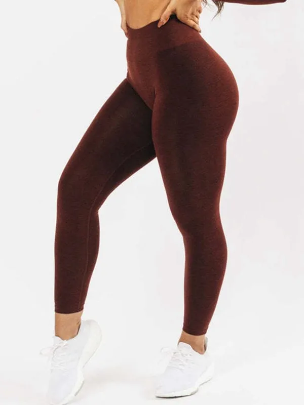 ZASUWA Female Scrunch Bum Quick-dry Seamless Leggings